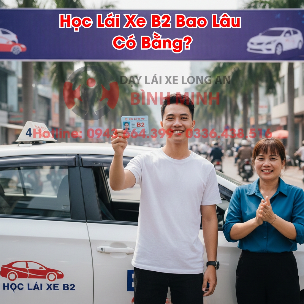 Học Lái Xe B2 Bao Lâu Có Bằng?