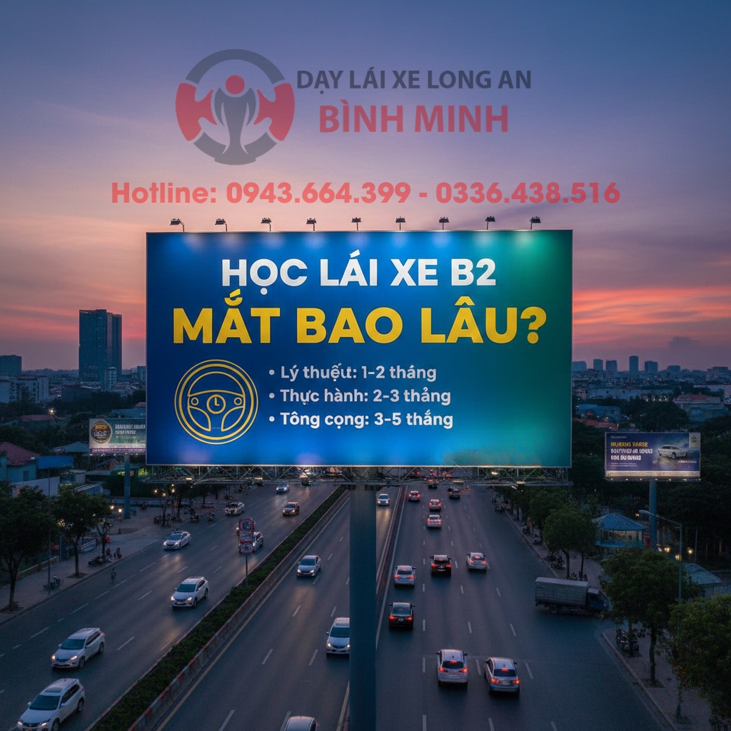 Học Lái Xe B2 Mất Bao Lâu