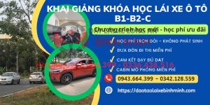 học lái xe B2 uy tín