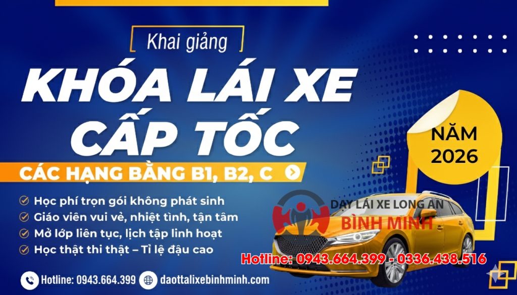 Học lái xe ô tô cấp tốc