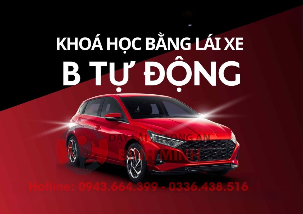 Khóa học bằng lái xe B tự động