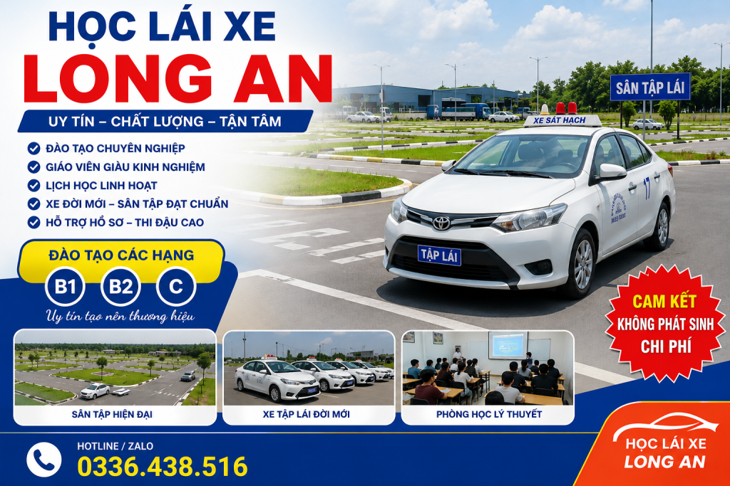 học lái xe long an