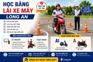 Học Bằng Lái Xe Máy Long An