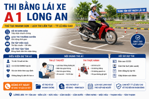 Thi Bằng Lái Xe A1 Long An