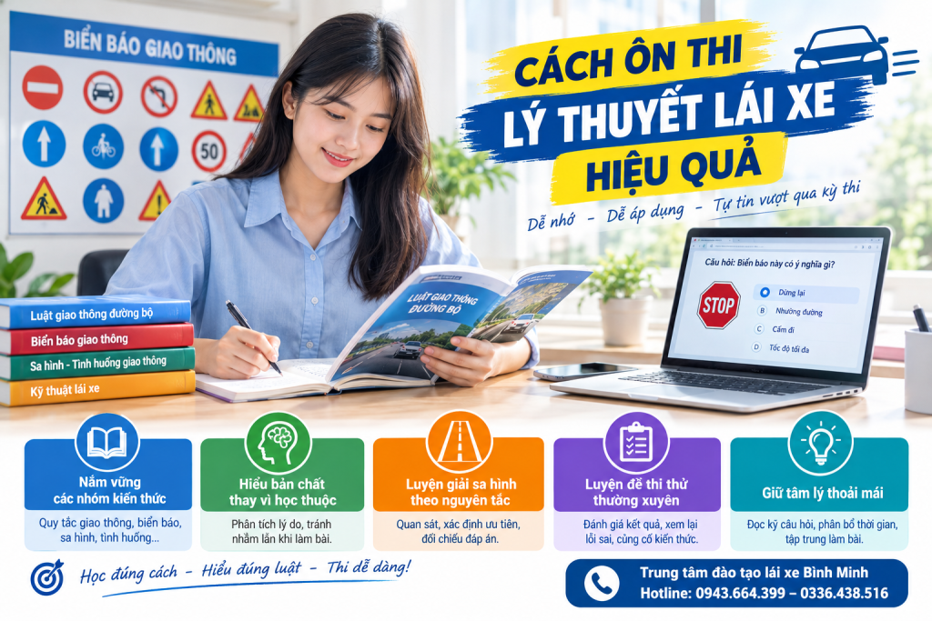 Cách Ôn Thi Lý Thuyết Lái Xe Hiệu Quả