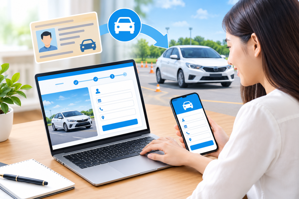 Đăng Ký Học Lái Xe Ô Tô Online