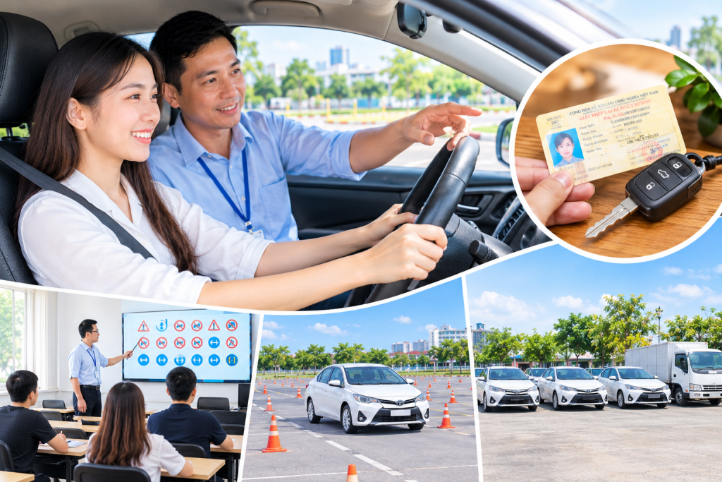 Đào tạo giấy phép lái xe Tân An