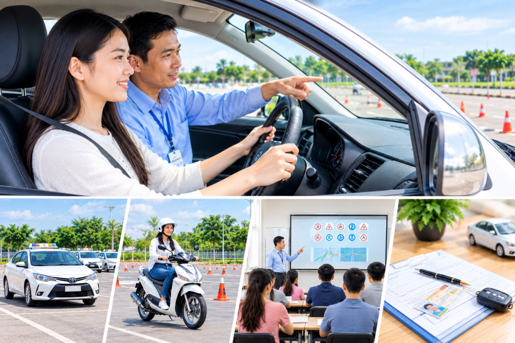 địa chỉ học lái xe Long An