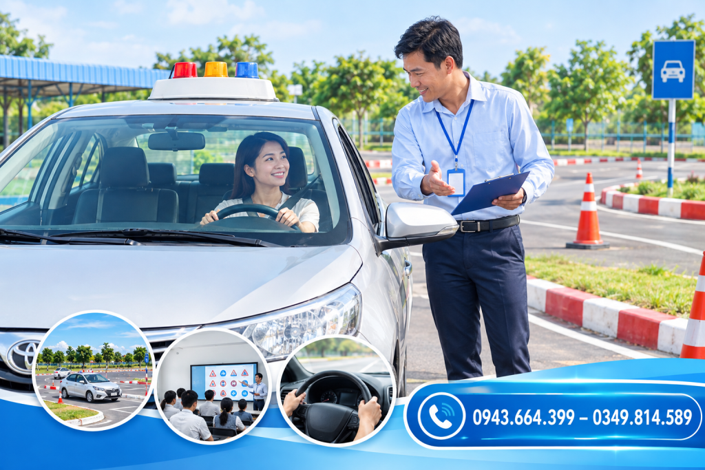 học lái xe cần đước