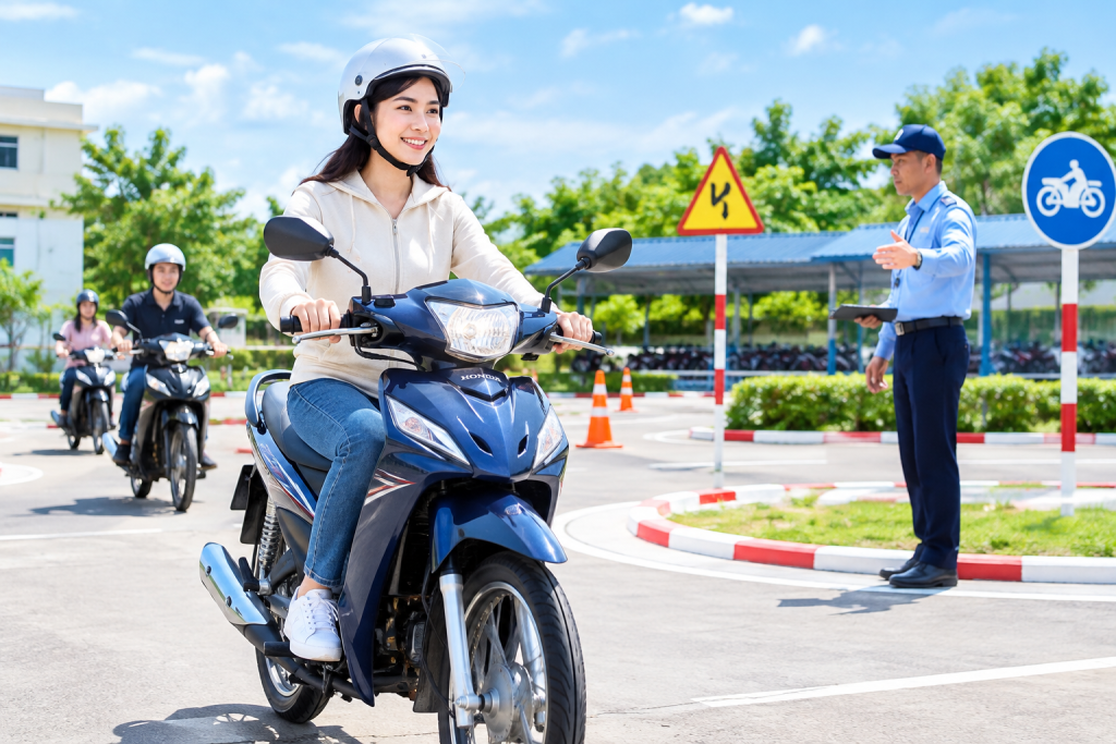 Học Lái Xe Máy Long An