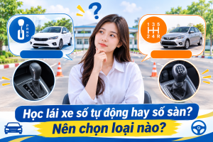Học Lái Xe Số Tự Động Hay Số Sàn