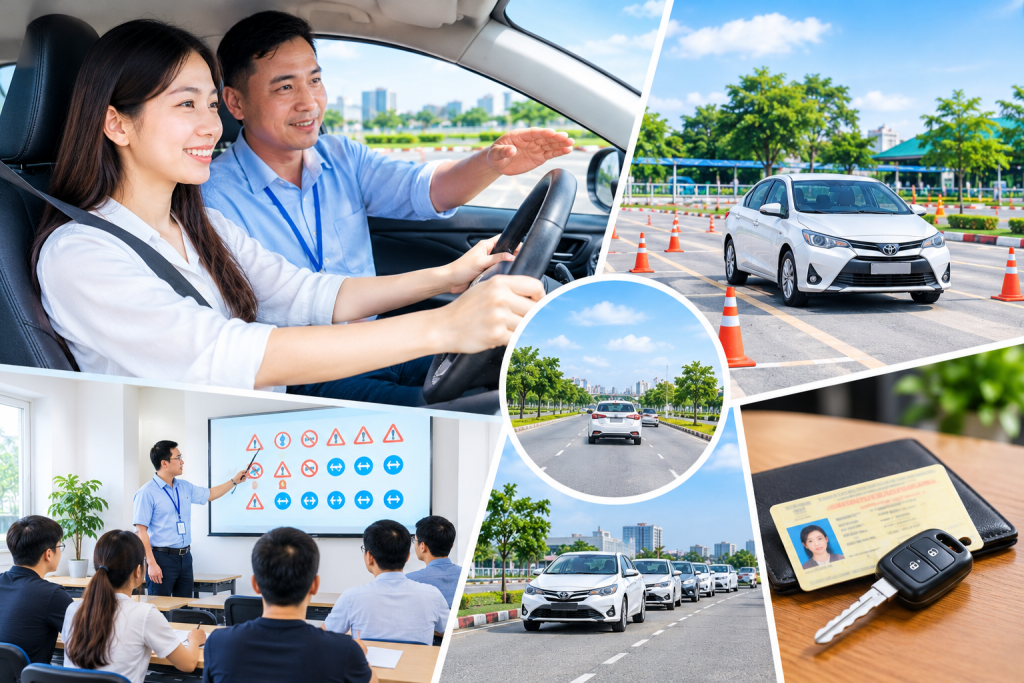 Khóa học lái xe Đức Hòa