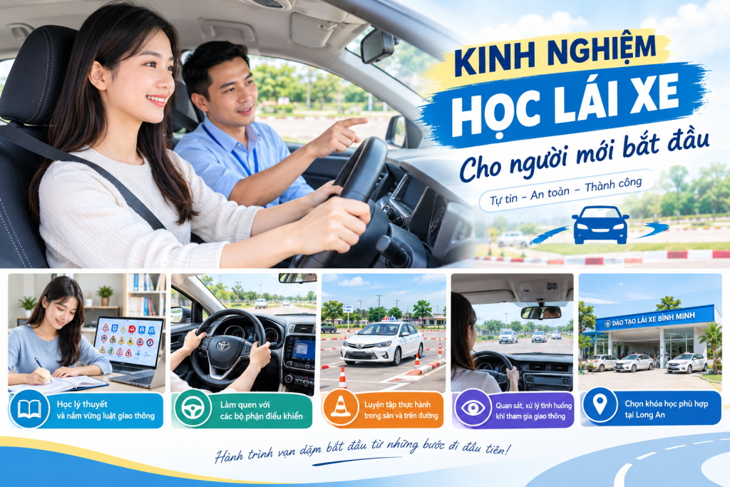Kinh Nghiệm Học Lái Xe Cho Người Mới Bắt Đầu